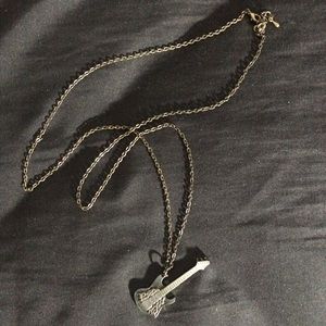Guitar necklace